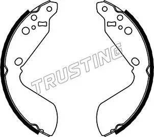 Jeu de mâchoires de frein TRUSTING 111.240