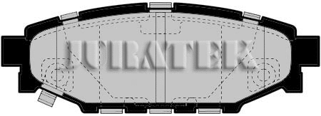 Kit de plaquettes de frein, frein à disque JURATEK JCP1947