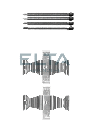 Kit d'accessoires, plaquette de frein à disque ELTA AUTOMOTIVE EA8657