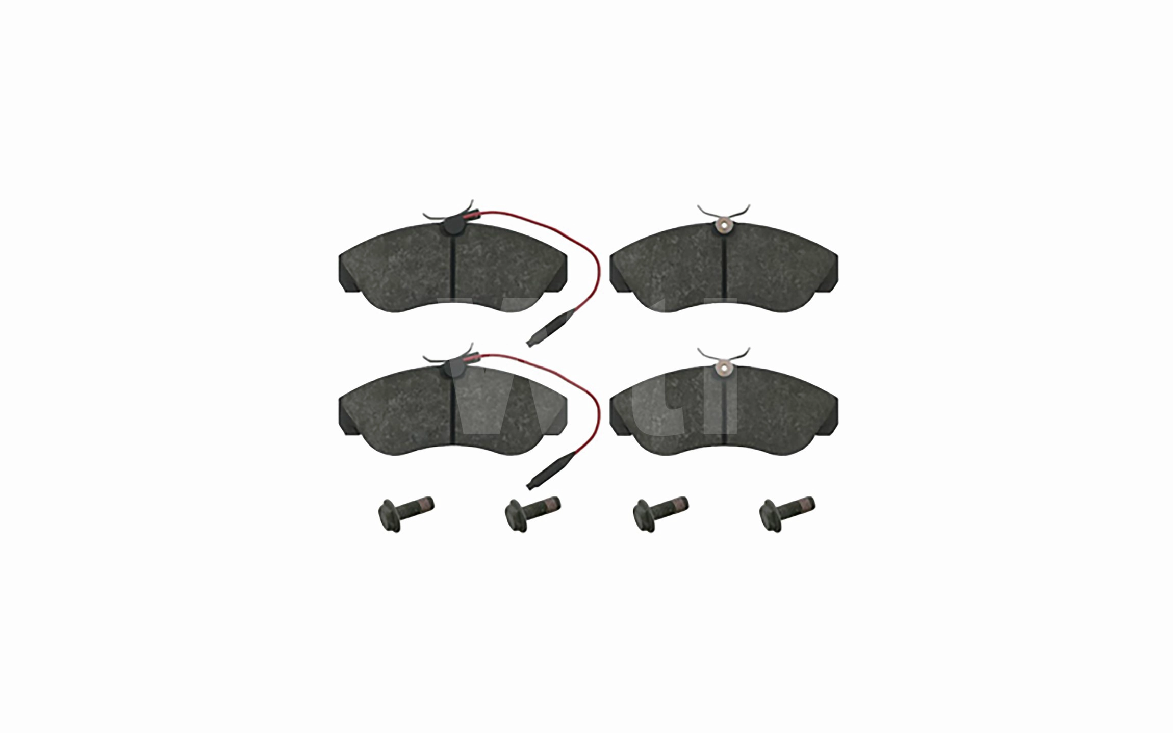 Kit de plaquettes de frein, frein à disque Wti Automotive K971007