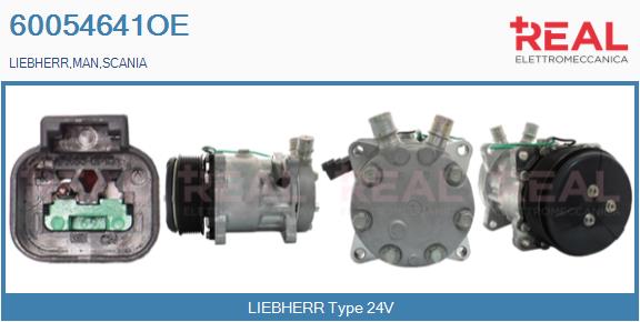 Compresseur, climatisation REAL 60054641OE