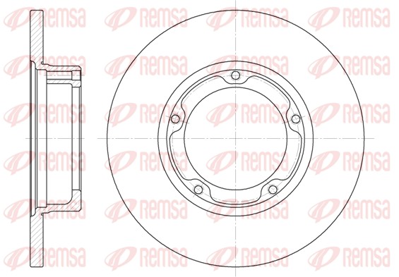 Disque de frein REMSA 6282.00