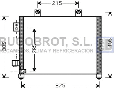 Condenseur, climatisation BUGOBROT 62-OL5342