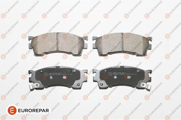 Kit de plaquettes de frein, frein à disque EUROREPAR 1623058480