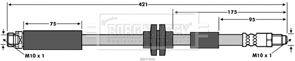 Flexible de frein BORG & BECK BBH7808