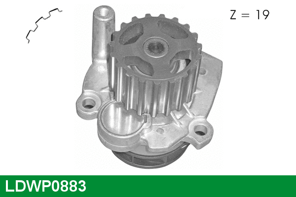 Pompe à eau, refroidissement du moteur LUCAS LDWP0883
