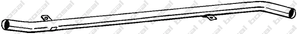 Tuyau d'échappement KLOKKERHOLM 452-627