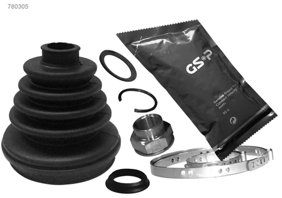 Jeu de joints-soufflets, arbre de commande GSP-BR 780305