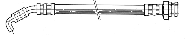 Flexible de frein CEF 510946