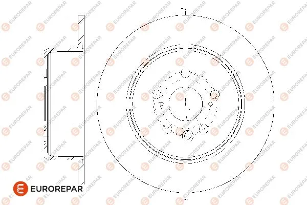 Disque de frein EUROREPAR 1676013880