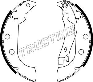 Jeu de mâchoires de frein TRUSTING 079.190