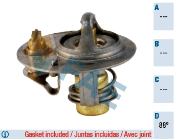 Thermostat, liquide de refroidissement FAE 5324188