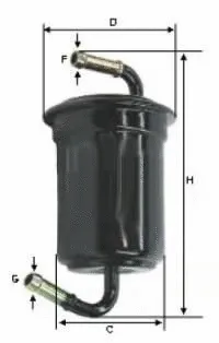 Filtre à carburant UNIFLUX FILTERS XB39