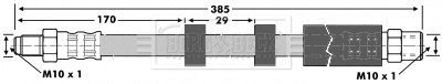 Flexible de frein BORG & BECK BBH6871