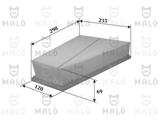 Filtre à air AKRON-MALÒ 1500068