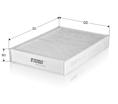 Filtre, air de l'habitacle TECNECO FILTERS CK1261
