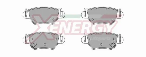 Kit de plaquettes de frein, frein à disque AP XENERGY X40678