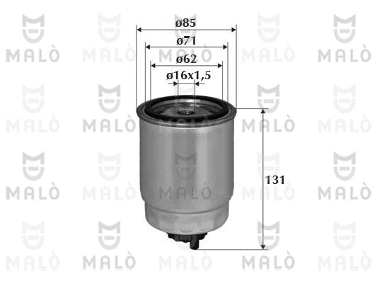 Filtre à carburant AKRON-MALÒ 1520050