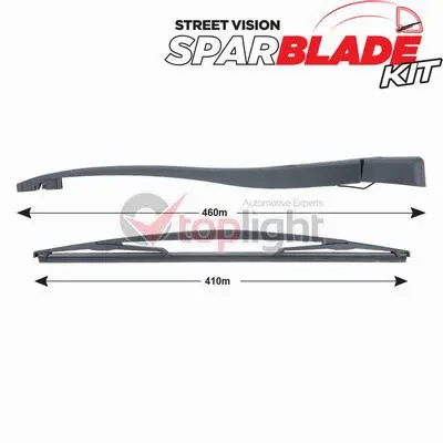 Kit de bras d'essuie-glace, nettoyage des vitres AE TOPLIGHT TRA-O1A9