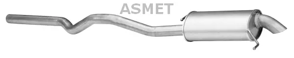 Silencieux arrière ASMET 04.111