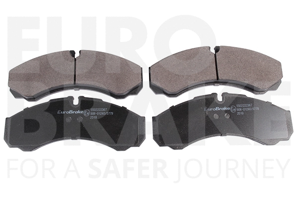 Kit de plaquettes de frein, frein à disque EUROBRAKE 5502222367