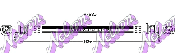 Flexible de frein KAWE H7685
