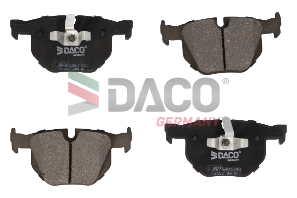 Kit de plaquettes de frein, frein à disque DACO Germany 320310
