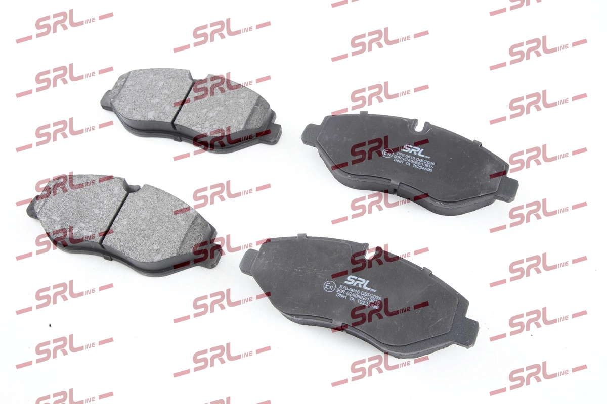 Kit de plaquettes de frein, frein à disque SRLine S70-0616