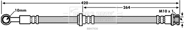 Flexible de frein BORG & BECK BBH7930