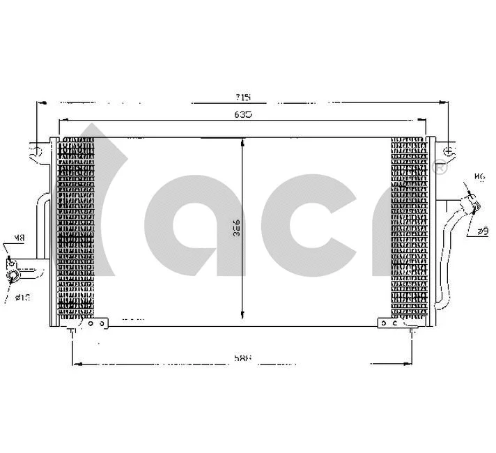 Condenseur, climatisation ACR 300303
