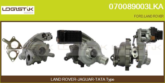 Turbocompresseur, suralimentation LGK 070089003LKA