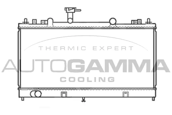 Radiateur, refroidissement du moteur AUTOGAMMA 103442