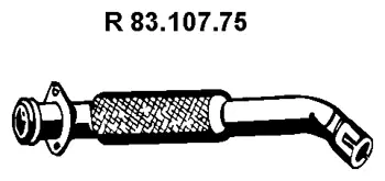 Tuyau d'échappement EBERSPÄCHER 83.107.75
