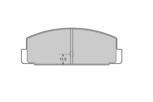 Kit de plaquettes de frein, frein à disque FREMAX FBP-1737