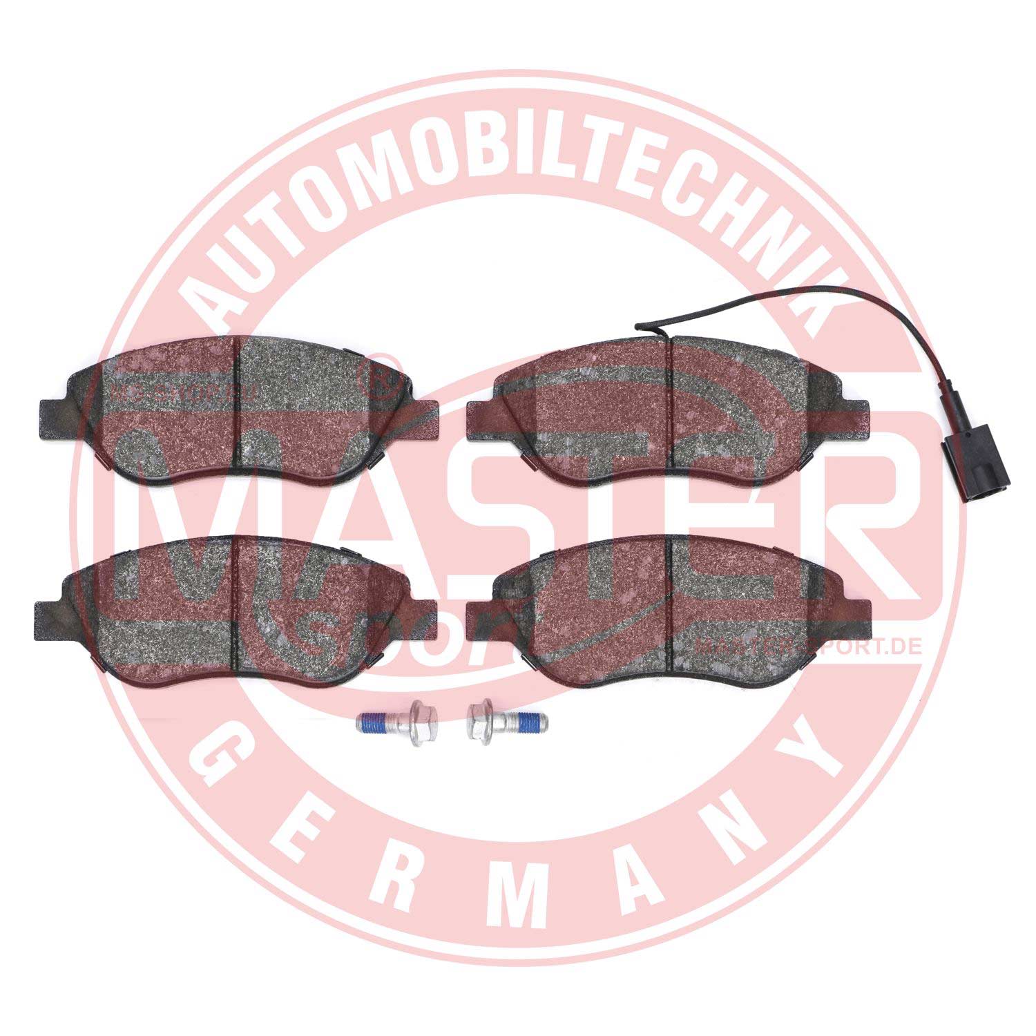 Kit de plaquettes de frein, frein à disque MASTER-SPORT GERMANY 13046039842N-SET-MS