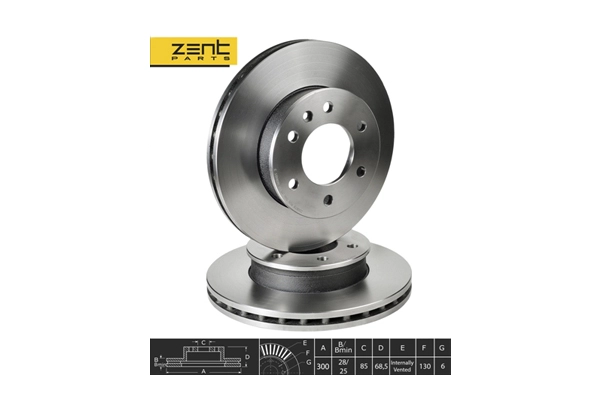 Disque de frein ZentParts Z06079