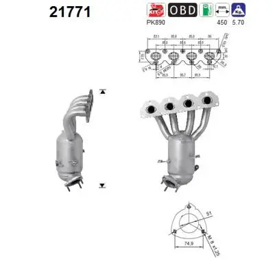 Catalyseur AS 21771