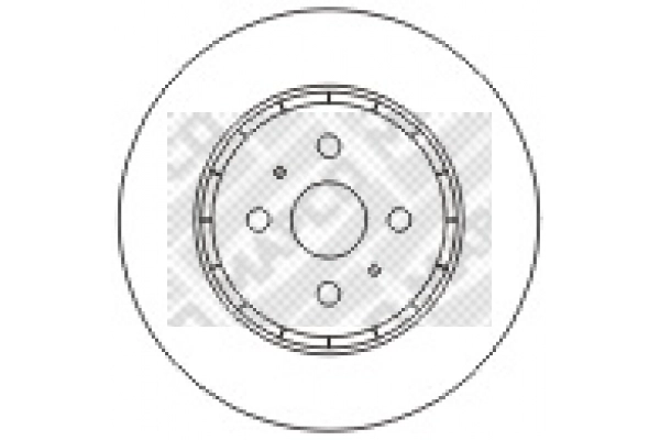 Disque de frein MAPCO 15572
