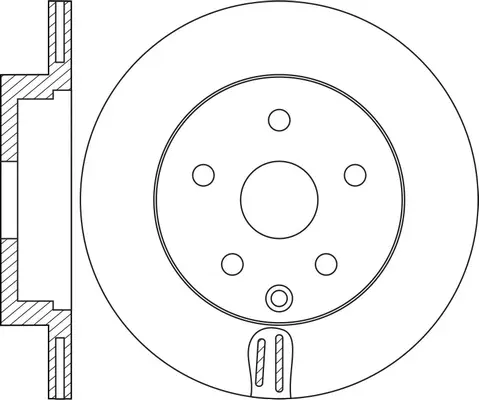 Disque de frein FIT FR1017V