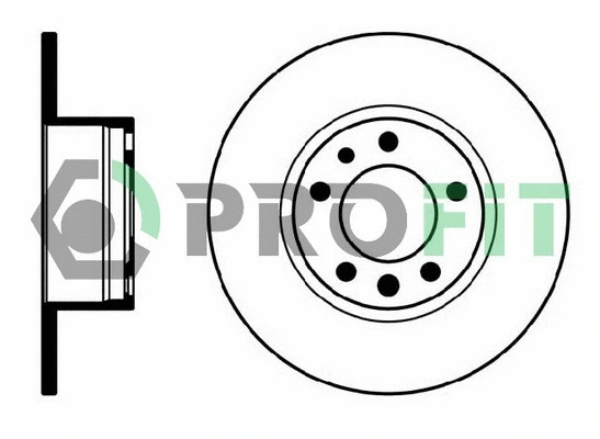 Disque de frein PROFIT 5010-0210