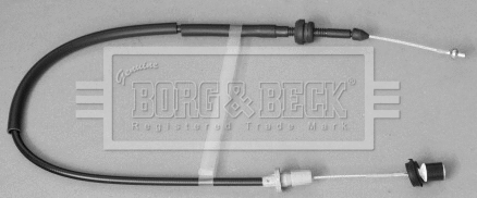Câble d'accélération BORG & BECK BKA1107