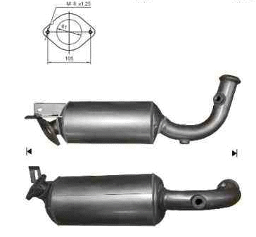 Filtre à particules / à suie, échappement VEGAZ GmbH RK-898