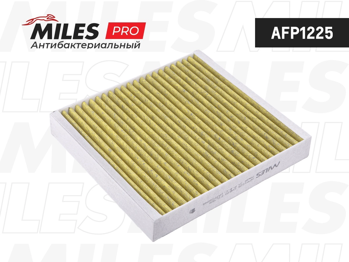 Filtre, air de l'habitacle MILES AFP1225