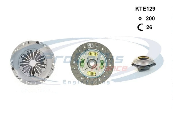 Kit d'embrayage PROCODIS FRANCE KTE129