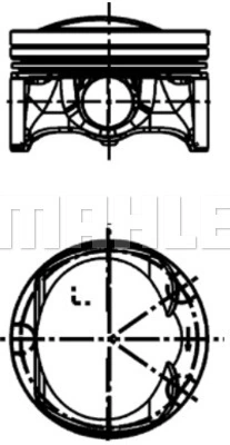 Piston MAHLE 028 PI 00177 000