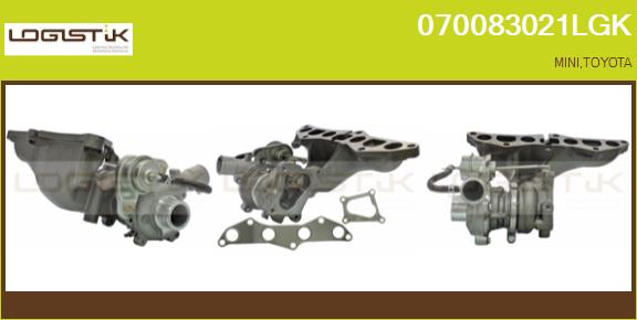 Turbocompresseur, suralimentation LGK 070083021LGK