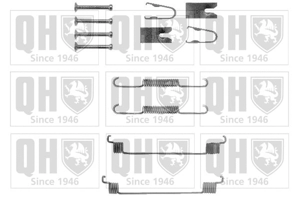 Kit d'accessoires, mâchoire de frein QUINTON HAZELL BFK418