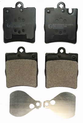 Kit de plaquettes de frein, frein à disque DENCKERMANN B110876