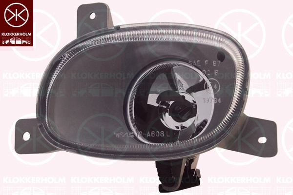 Projecteur antibrouillard KLOKKERHOLM 90470282