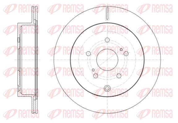 Disque de frein REMSA 61416.10